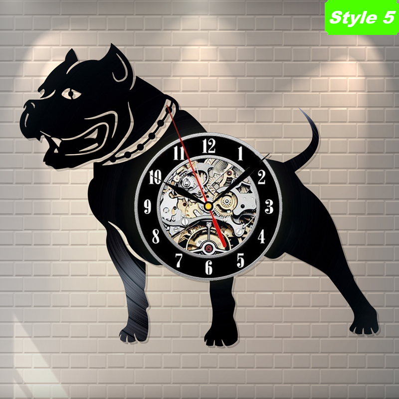 Pit Bull Wall Clock