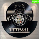 Pit Bull Wall Clock