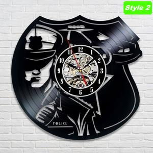 Police Wall Clock