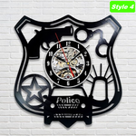 Police Wall Clock