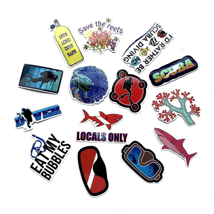 Scuba Diving Stickers