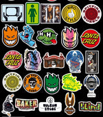 Skateboard Fashion Stickers