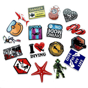 Scuba Diving Stickers
