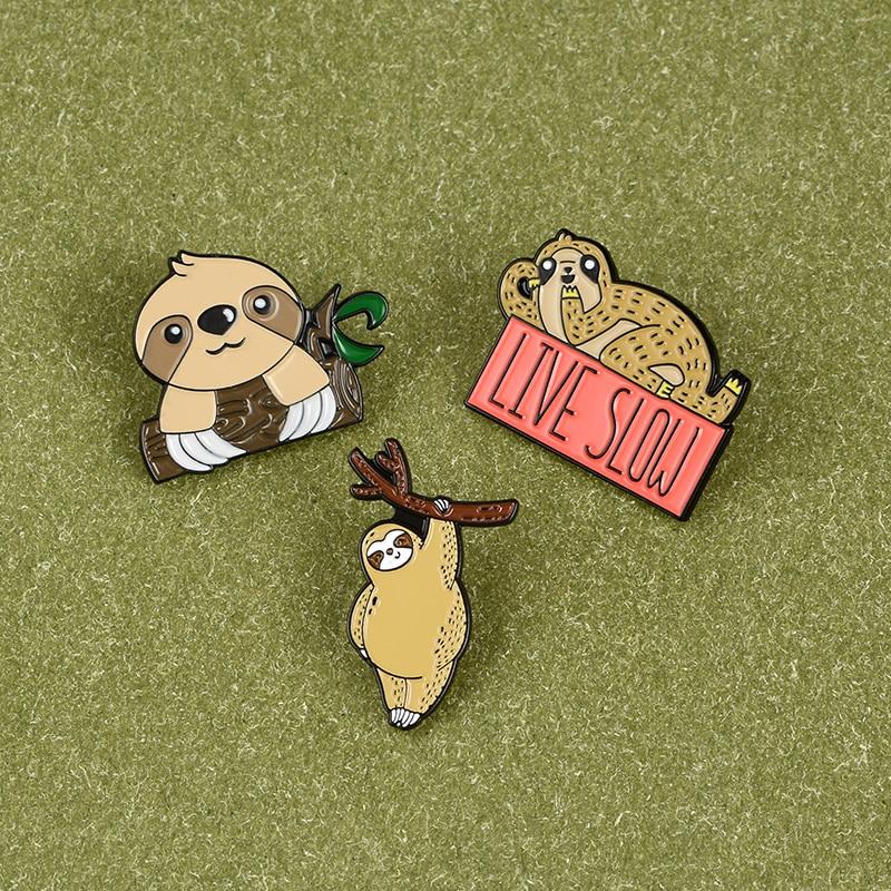 Sloth Enamel Pin