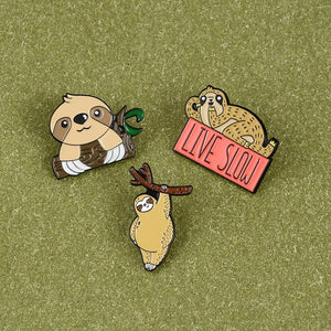 Sloth Enamel Pin