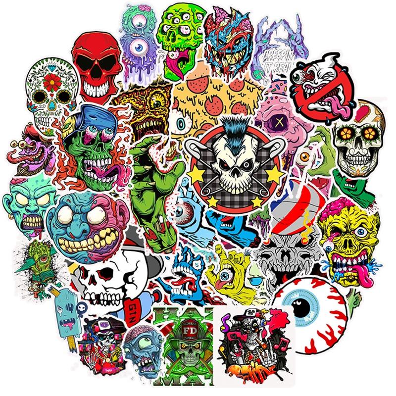 Skeleton Dark Terror Stickers