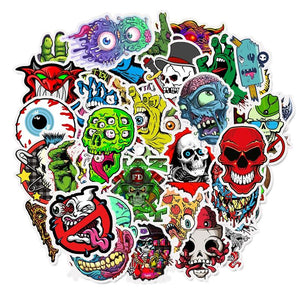 Skeleton Dark Terror Stickers