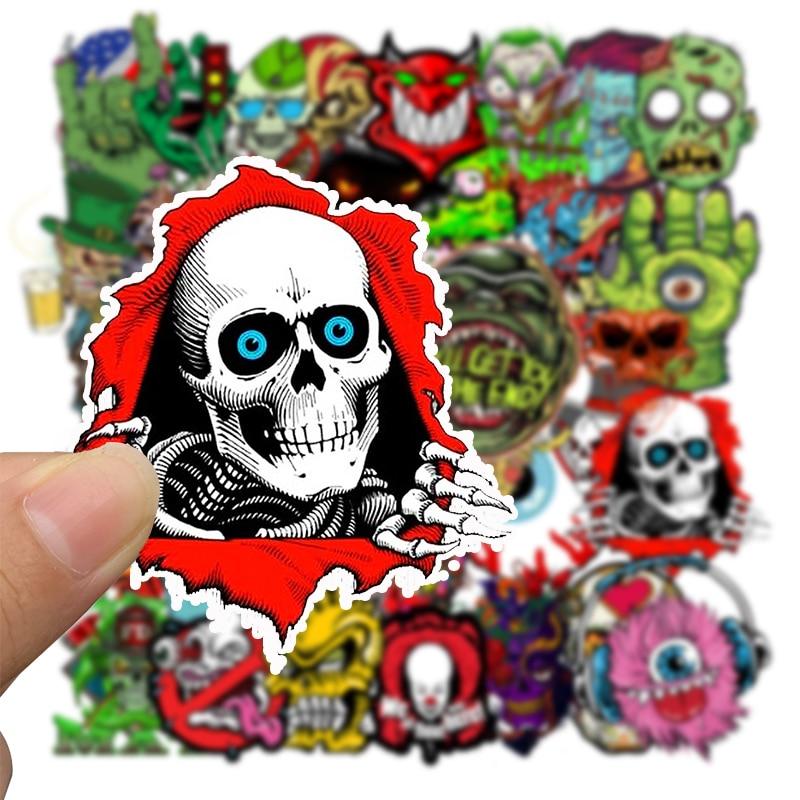 Skeleton Dark Terror Stickers