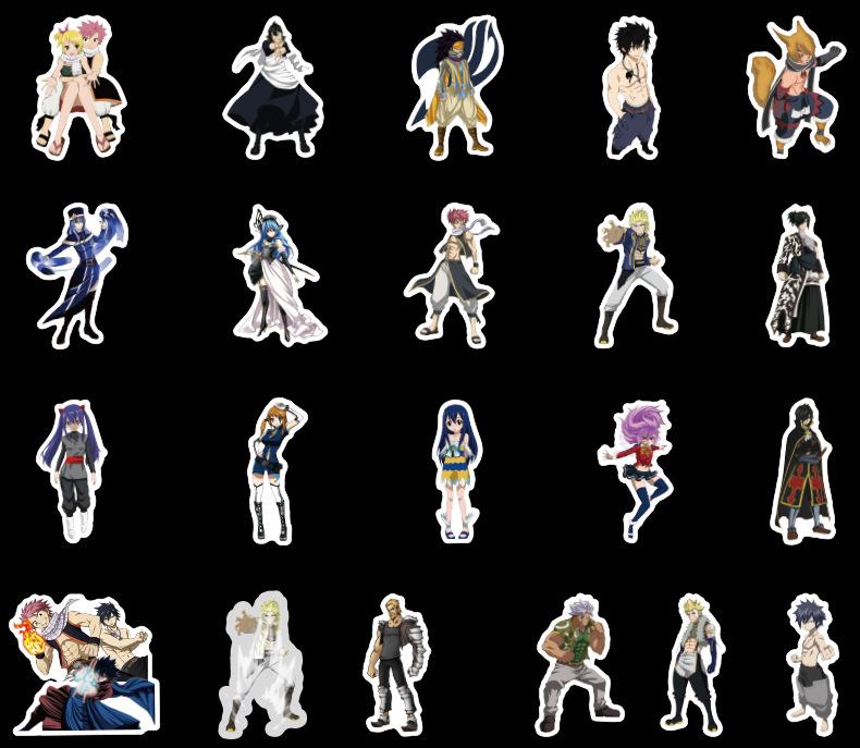 Fairy Tail Anime Stickers