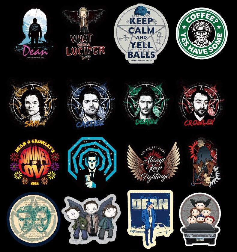 TV Series Supernatural Stickers