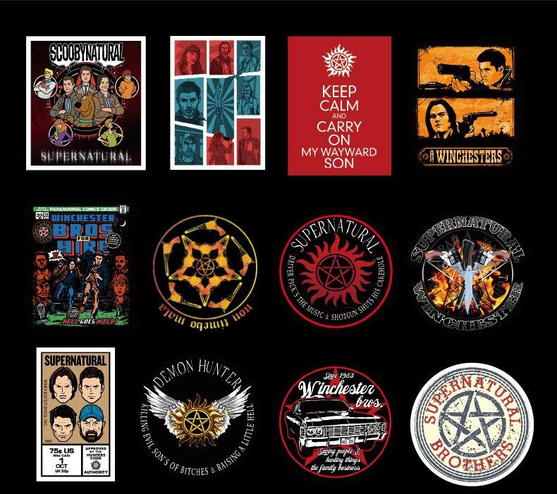 TV Series Supernatural Stickers