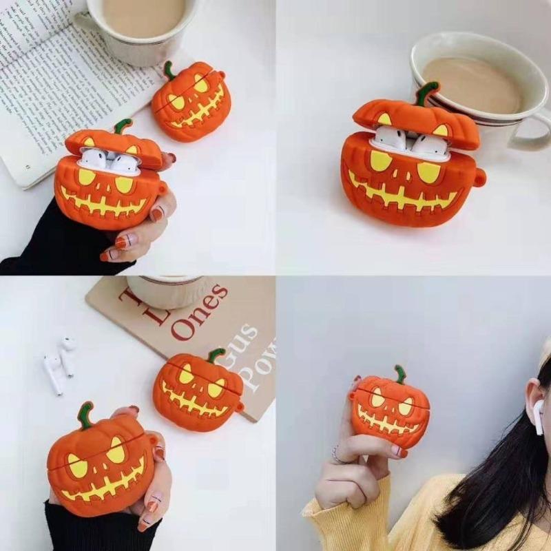 Halloween Pumpkin 3D Airpods Case