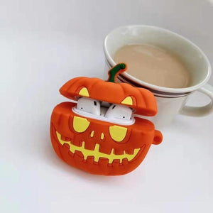 Halloween Pumpkin 3D Airpods Case