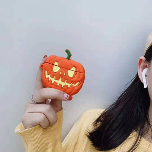 Halloween Pumpkin 3D Airpods Case