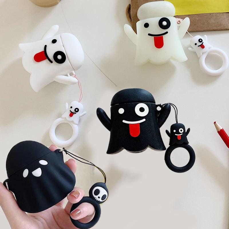 Ghost Funny 3D Airpods Case