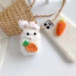 Rabbit Fluffy Airpods Case