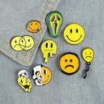 Smile Face Enamel Pin