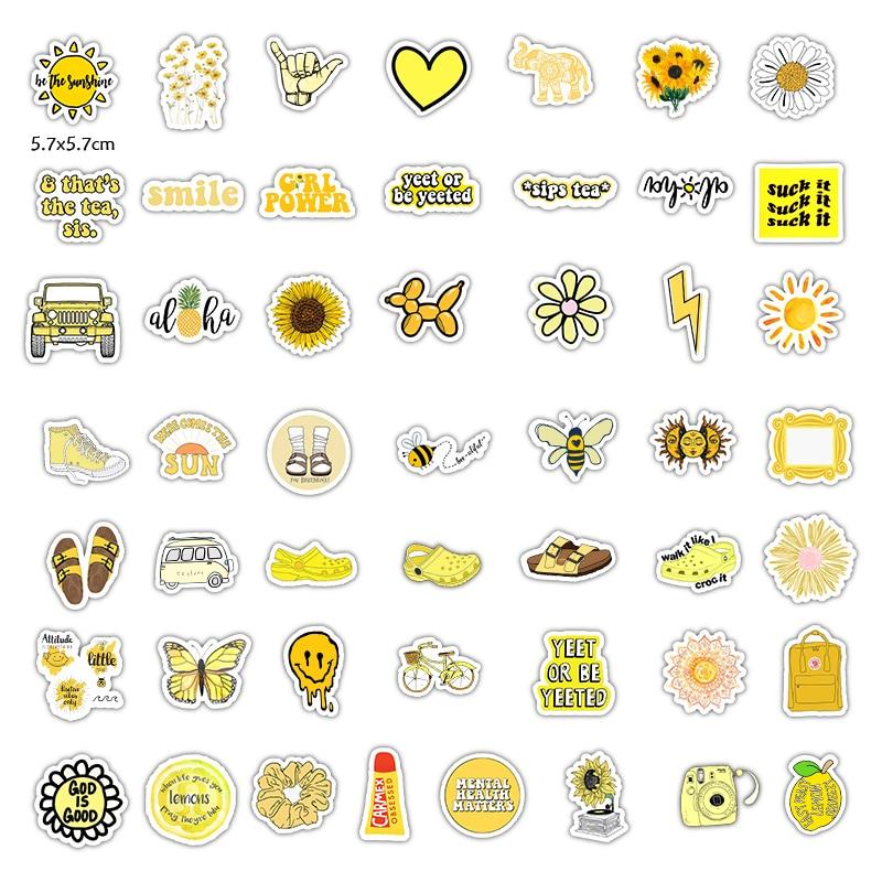 VSCO Yellow Stickers