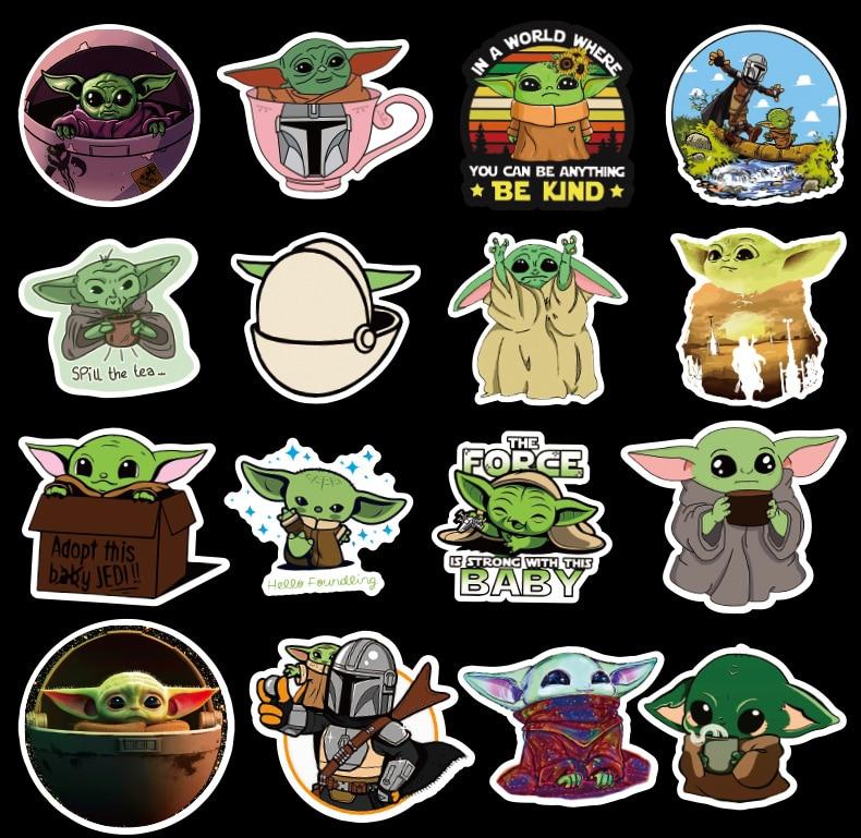 Baby Yoda Star Wars Stickers