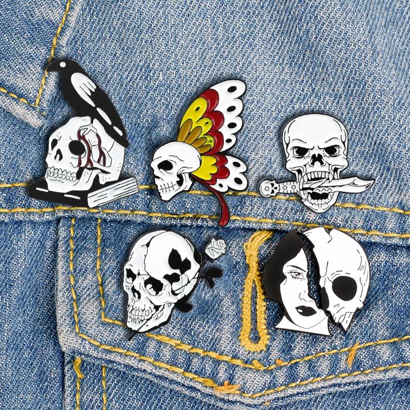 Skull Death Enamel Pin