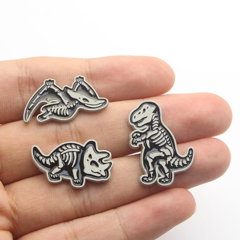 Dinosaur Skeleton Enamel Pin