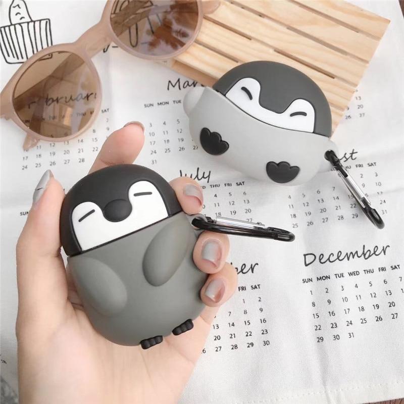 Penguin Cute 3D Airpods Case