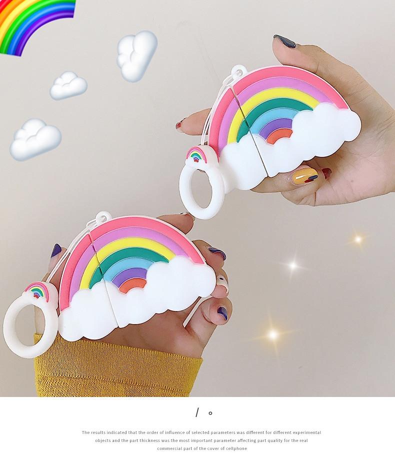 Unicorn Rainbow 3D Airpods Case