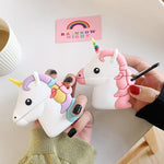 Unicorn Rainbow 3D Airpods Case