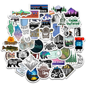 Camping Travel Stickers