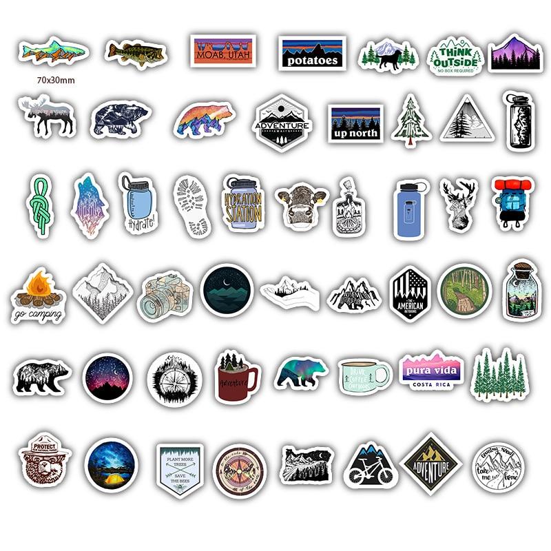 Camping Travel Stickers