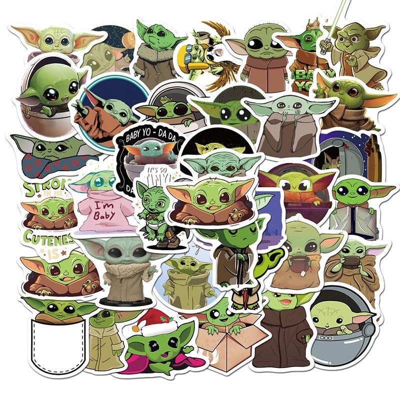 Baby Yoda The Mandalorian Stickers