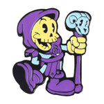 Skeletor Purple Enamel Pin