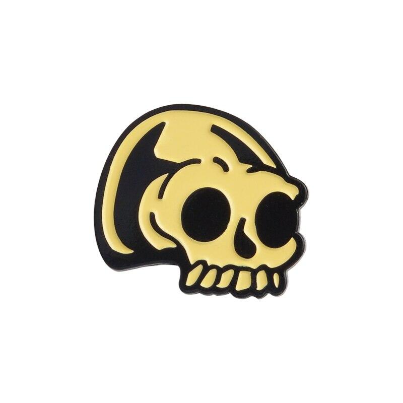 Skull Enamel Pin