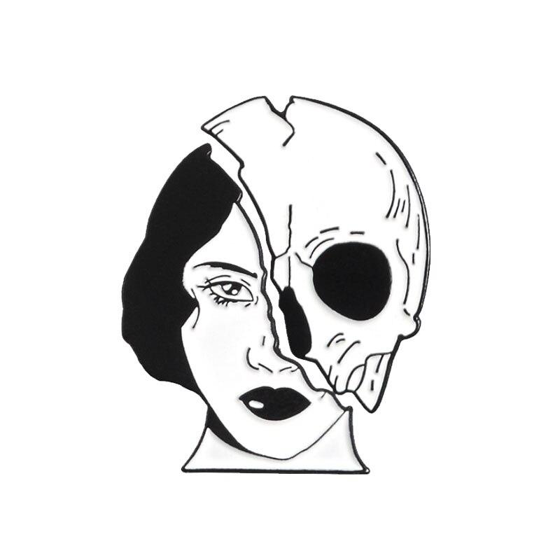 Skull Death Enamel Pin