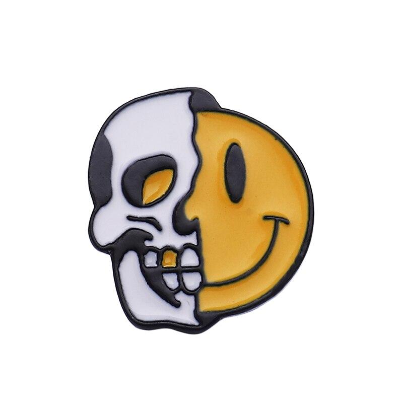 Smile Face Enamel Pin