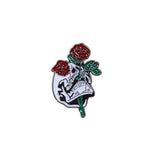 Skull Head Enamel Pin