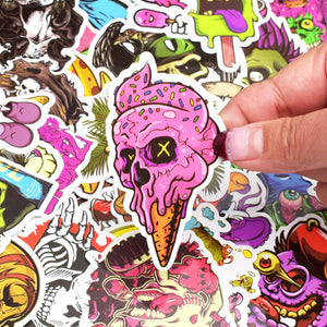 Terror Skull Series Stickers