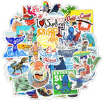 Surfing Summer Stickers