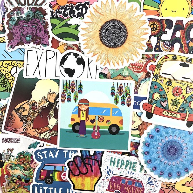 Hippie Stickers