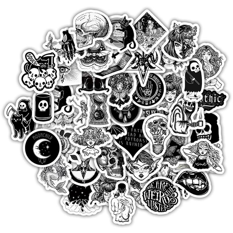 Skull Death Stickers