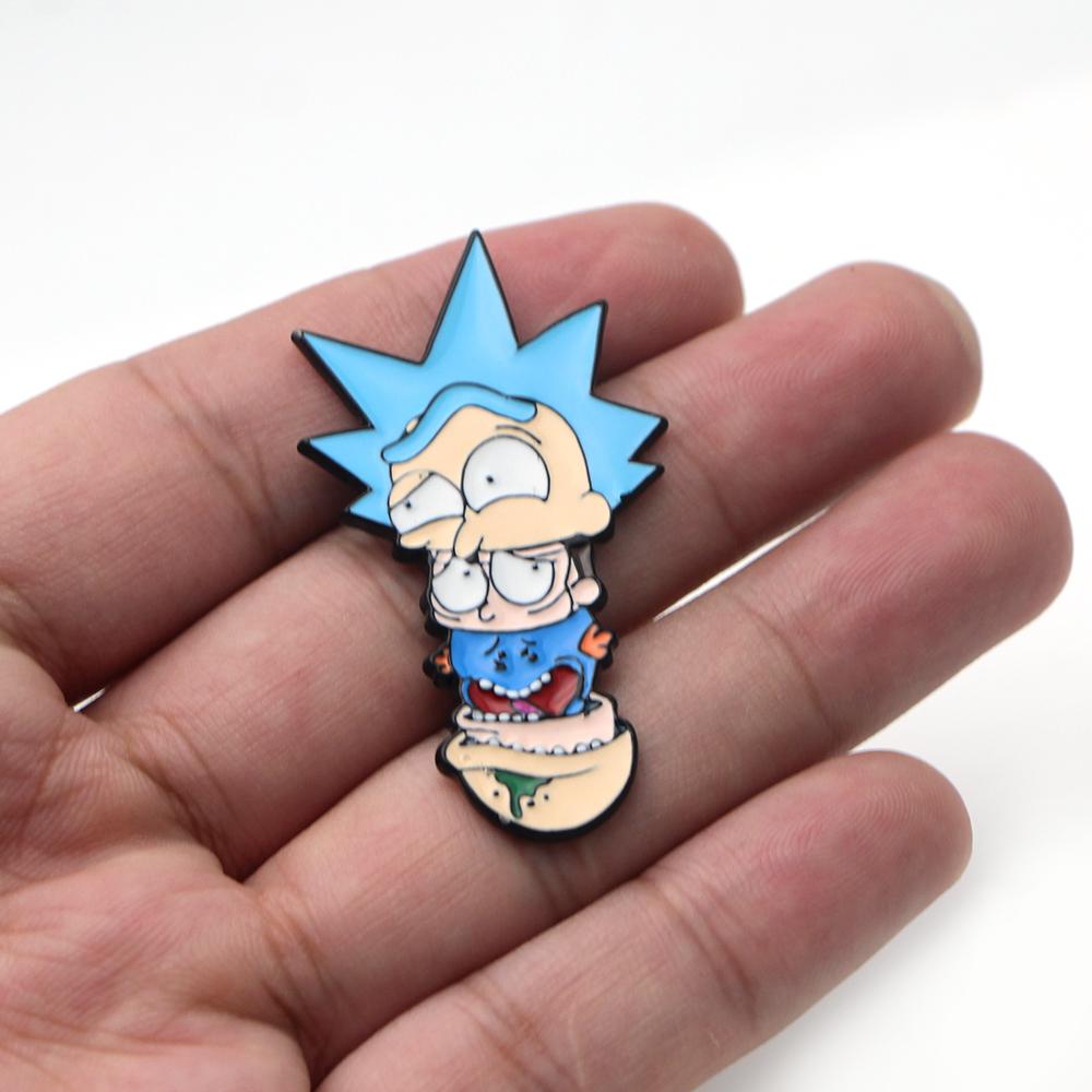 Rick and Morty Enamel Pin