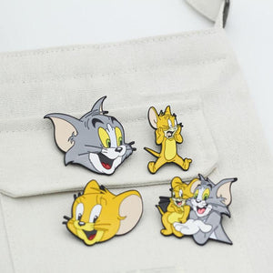 Tom & Jerry Enamel Pin