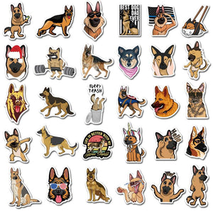 German Shepherd Dog Stickers