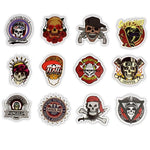 Skull Punk Rock Stickers