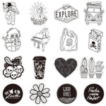 Black and White VSCO Stickers