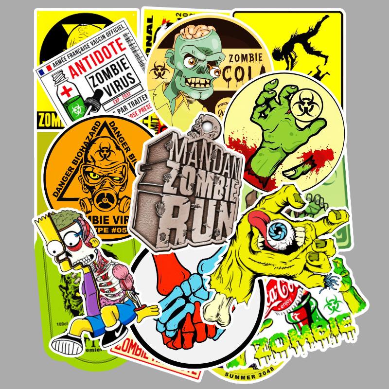 Zombie Style Graffiti Stickers