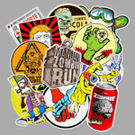 Zombie Style Graffiti Stickers