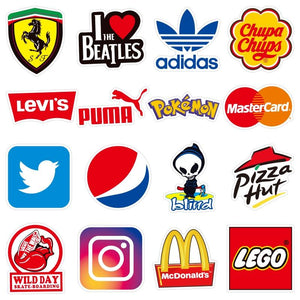 Fashion Brand Logo Stickers