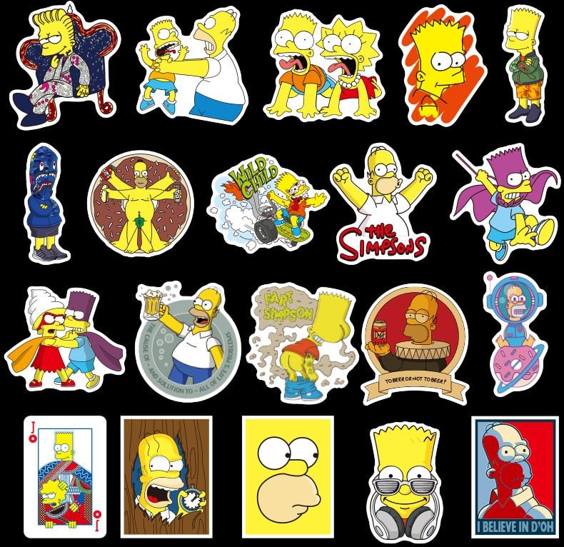 The Simpsons Graffiti Stickers