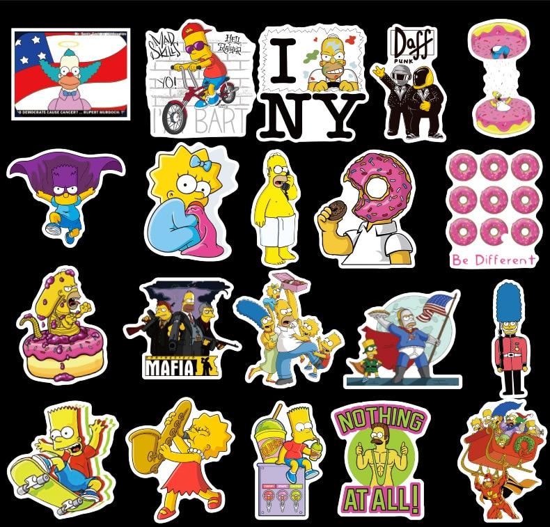 The Simpsons Graffiti Stickers